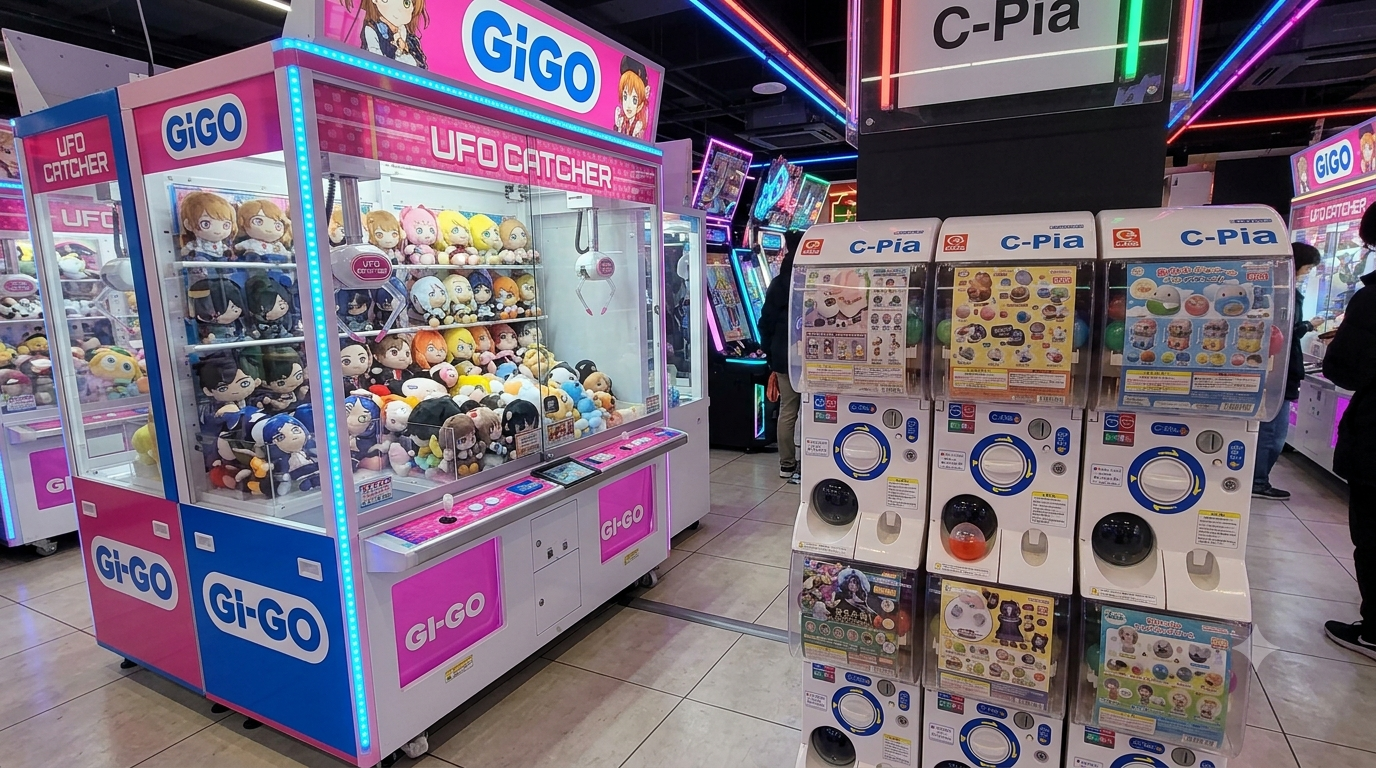 大阪玩樂攻略：夾娃娃機和扭蛋店必訪景點